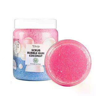 Scrub do ciała i twarzy z witaminą E TOP BEAUTY Bubble Gum Coconut