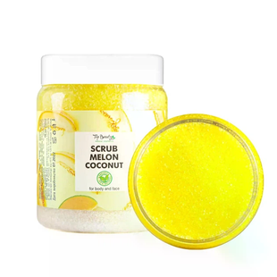 Scrub do ciała i twarzy z witaminą E TOP BEAUTY Melon Coconut