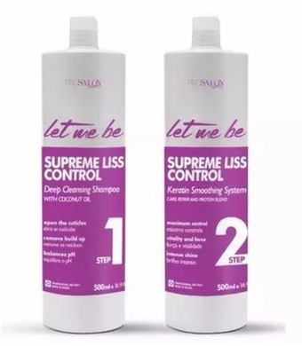 Let me be Supreme Liss Control Keratin Straightening Kit 1000 ml