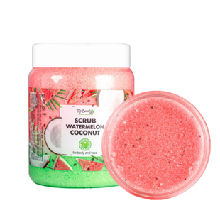 Scrub do ciała i twarzy z witaminą E TOP BEAUTY Watermelon Coconut