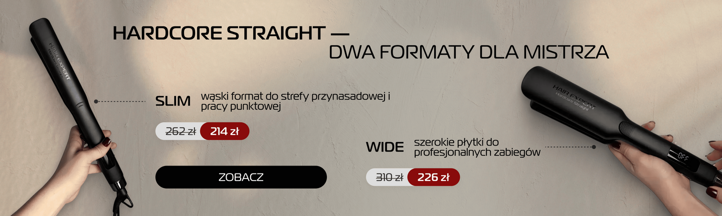 Prostownica Hair Expert Titanium Hardcore Straight WIDE
