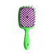 Janeke SUPERBRUSH GREEN/VIOLET. Grzebień арт. 86SP226 VV