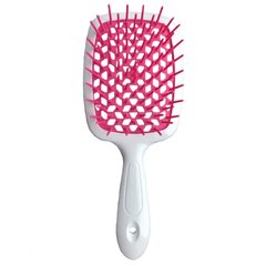 Janeke SUPERBRUSH-small WHITE/FUCHSIA. Grzebień. арт 56SP234 FUX