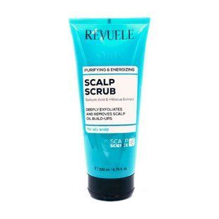 Peeling do sk&oacute;ry głowy oczyszczający i energetyzujący REVUELE Scalp Scrub Purifying & Energizing