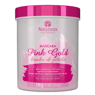 Maska Natureza R&oacute;żowe Złoto Banho De Perola 1000 ml