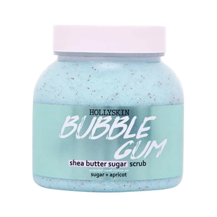 Cukrowy peeling z masłem shea i perlitem HollySkin Bubble Gum Shea Butter Sugar Scrub
