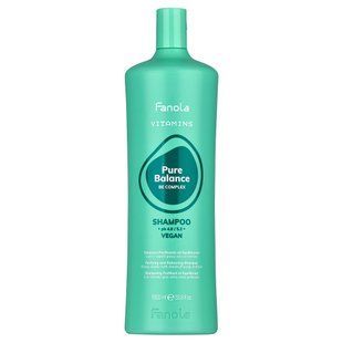 Fanola Vitamins Pure Balance Be Complex Shampoo Vegan Szampon do tłustej sk&oacute;ry głowy 1000 ml