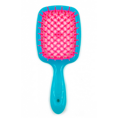 Janeke SUPERBRUSH TURQUOISE/PINK. Grzebień. арт 86SP226 AR