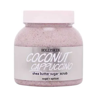Cukrowy peeling z masłem shea HollySkin Coconut Cappuccino Shea Butter Sugar Scrub