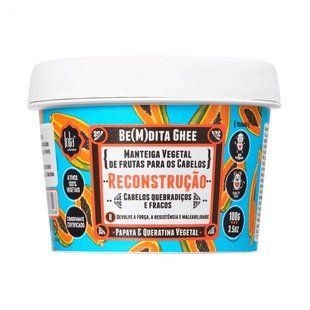 Regenerująca maska do włos&oacute;w Lola Bemdita Ghee Repairing Vegan Hair Butter Papaya E Queratina Vegetal