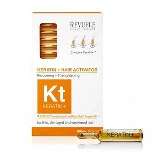 Ampułki do włos&oacute;w REVUELE Kt Keratin+ Hair Activator