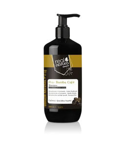 Szampon oczyszczający, wspomagający regenerację i wzmocnienie włos&oacute;w Real Natura Pro-Bomba Cafe Shampoo