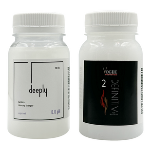 Vogue Definitiv + Deeply Hardcore Cleansing Shampoo 8.0 pH 100+100 ml