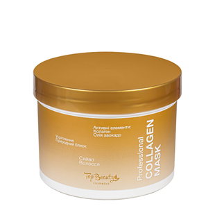 Nawilżająca maska do włos&oacute;w z kolagenem TOP BEAUTY Professional Collagen Mask 500 ml