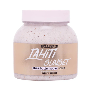 Cukrowy peeling z masłem shea i perlitem HollySkin Tahiti Sunset Shea Butter Sugar Scrub