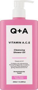 Wzbogacony witaminami olejek pod prysznic Q+A Vitamin A.C.E Cleansing Shower Oil