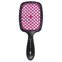 Janeke SUPERBRUSH-small BLACK/FUCHSIA. Grzebień арт. 71SP234 FUX