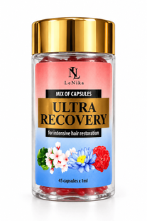 Miks kapsuł &bdquo;Ultra regeneracja&rdquo; do intensywnej regeneracji włos&oacute;w LeNika Mix of Capsules For Intensive Hair Restoration &bdquo;Ultra Recovery&rdquo; 45&times;1