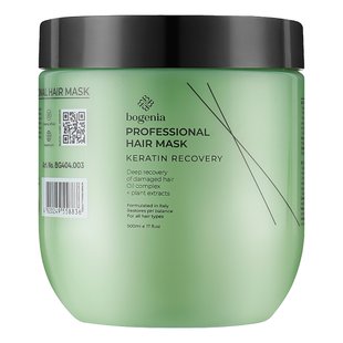 Bogenia Keratin Recovery Professional Hair Mask Maska do włosów "Keratynowa regeneracja" 500 ml