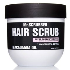 Mr.Scrubber Hair Scrub Macadamia Oil peeling skóry głowy z olejem makadamia i keratyną 250 ml