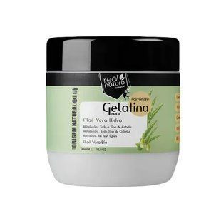 Żel-żelatyna do układania włos&oacute;w kręconych i falowanych Real Natura Gelatina Capilar Aloe Vera Hidran