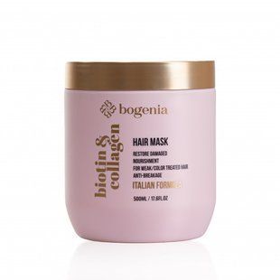 Maska do głębokiego odżywienia i regeneracji włos&oacute;w Bogenia Biotin & Collagen Hair Mask