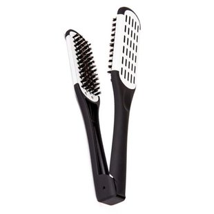 Hair Expert Hairbrush Black/White grzebień-zacisk