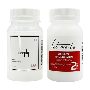 Let Me Be Supreme + Deeply Medium Cleansing Shampoo 7.3 pH 100+100 ml