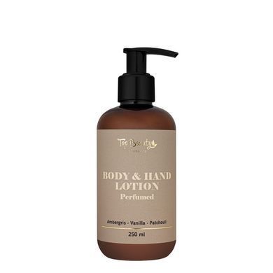 Perfumowany balsam do rąk i ciała TOP BEAUTY Body & Hand Lotion Perfumed Ambergris, Vanilla, Patchouli 250 ml