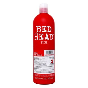 Tigi Bed Head Urban Antidotes Resurrection SHAMPOO odnawiający szampon do cienkich i osłabionych włosów 750 ml