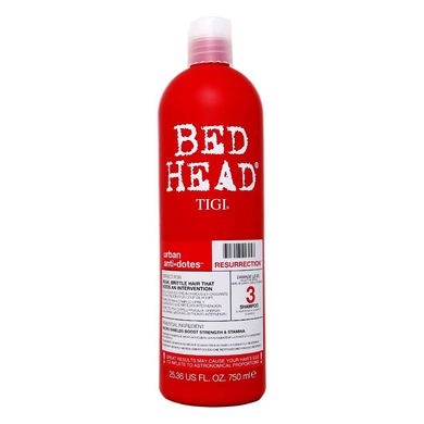 Tigi Bed Head Urban Antidotes Resurrection SHAMPOO odnawiający szampon do cienkich i osłabionych włosów 750 ml