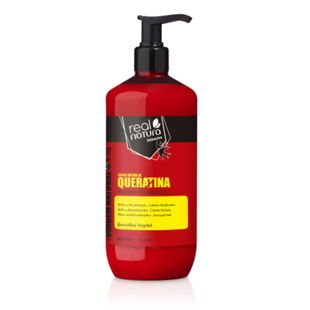 Szampon do odbudowy włos&oacute;w zniszczonych i łamliwych Real Natura QUERATINA Cinderela Shampoo